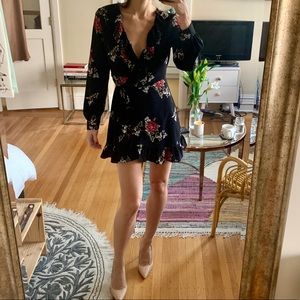 Mini floral dress